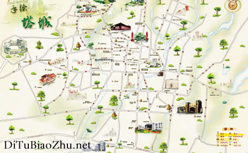 旅游地圖標(biāo)注